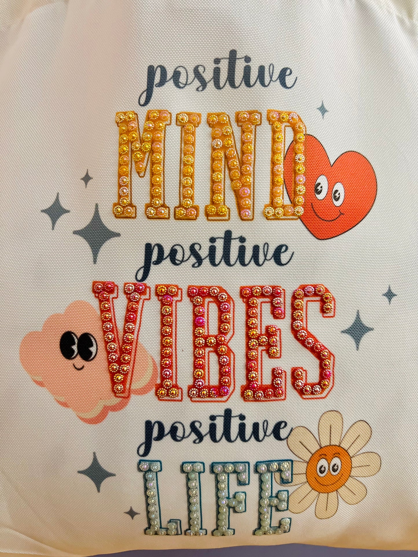 Positive Mind, Vibes, Life Tote Bag