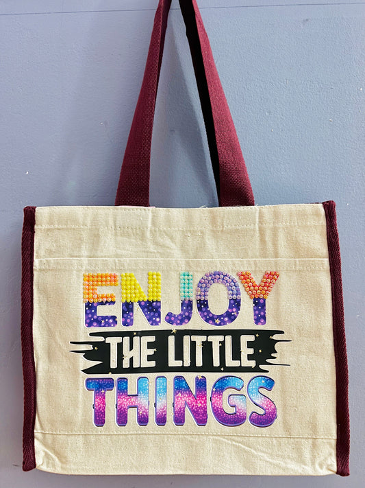 Enjoy Little Things Tote Bag