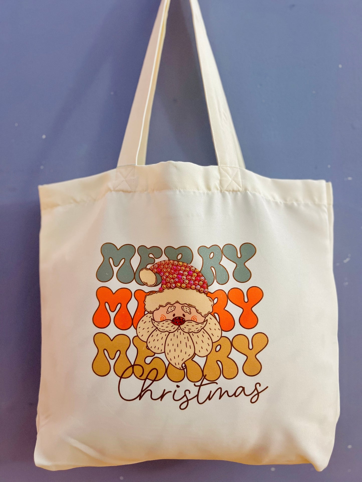 Merry Merry Merry Christmas Tote Bag