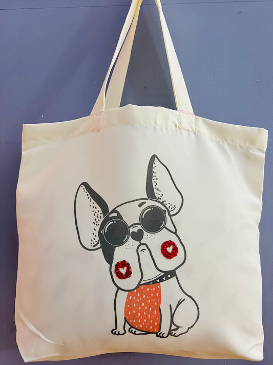 Cute French Bulldog Tote Bag