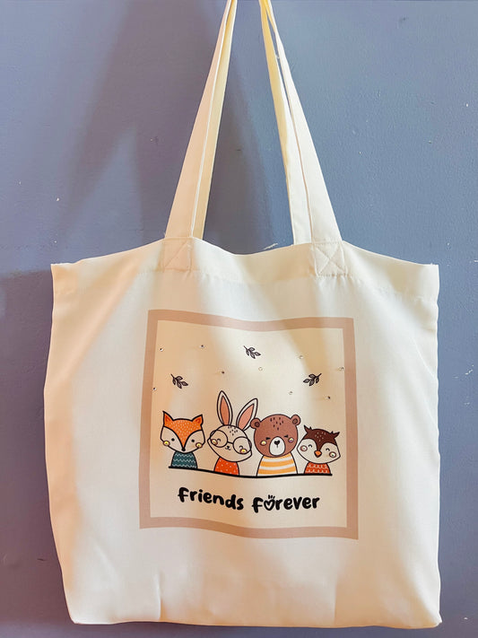 Woodland Friends Forever Tote Bag