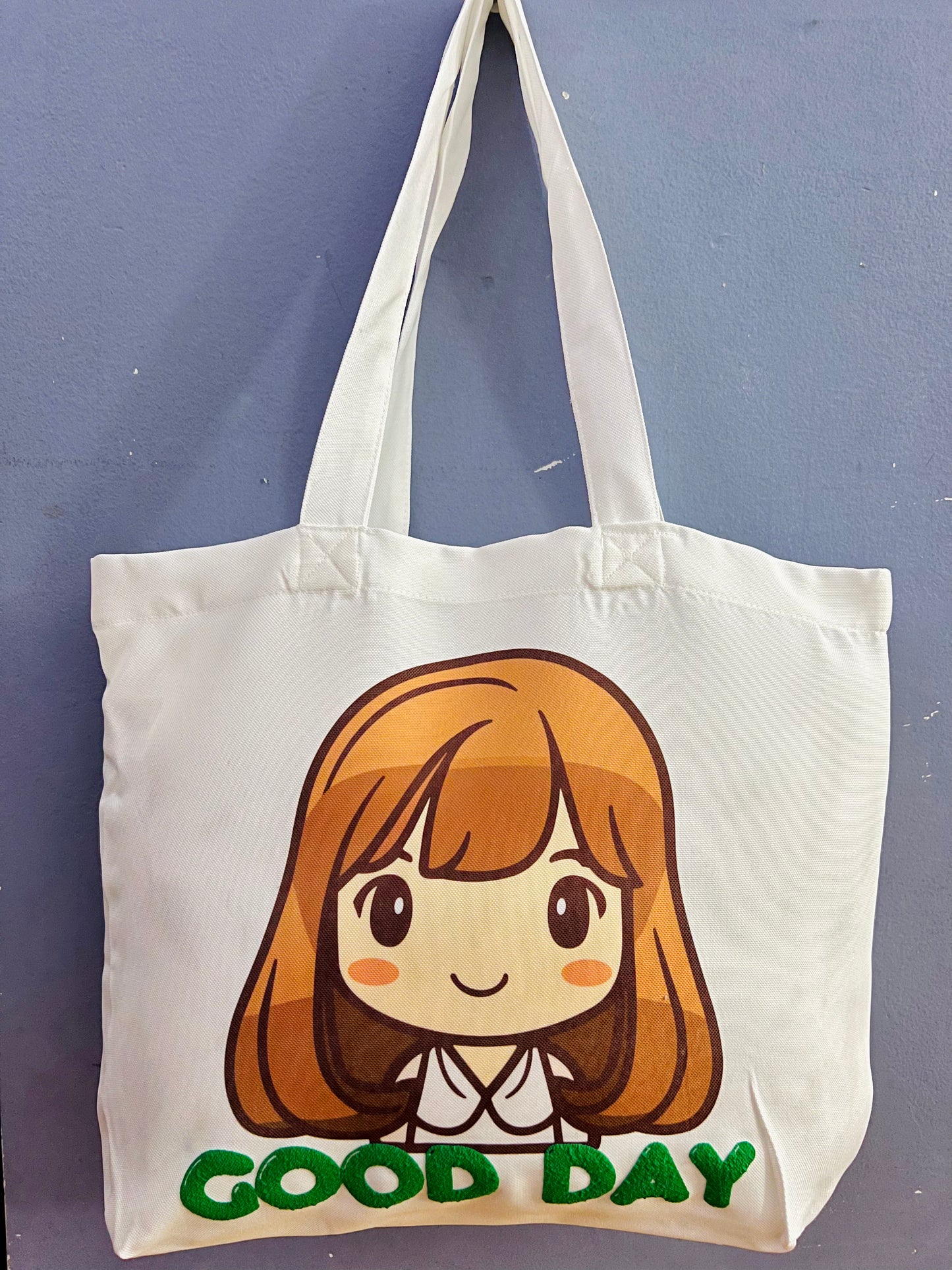 Kawaii Girl Good Day Tote Bag