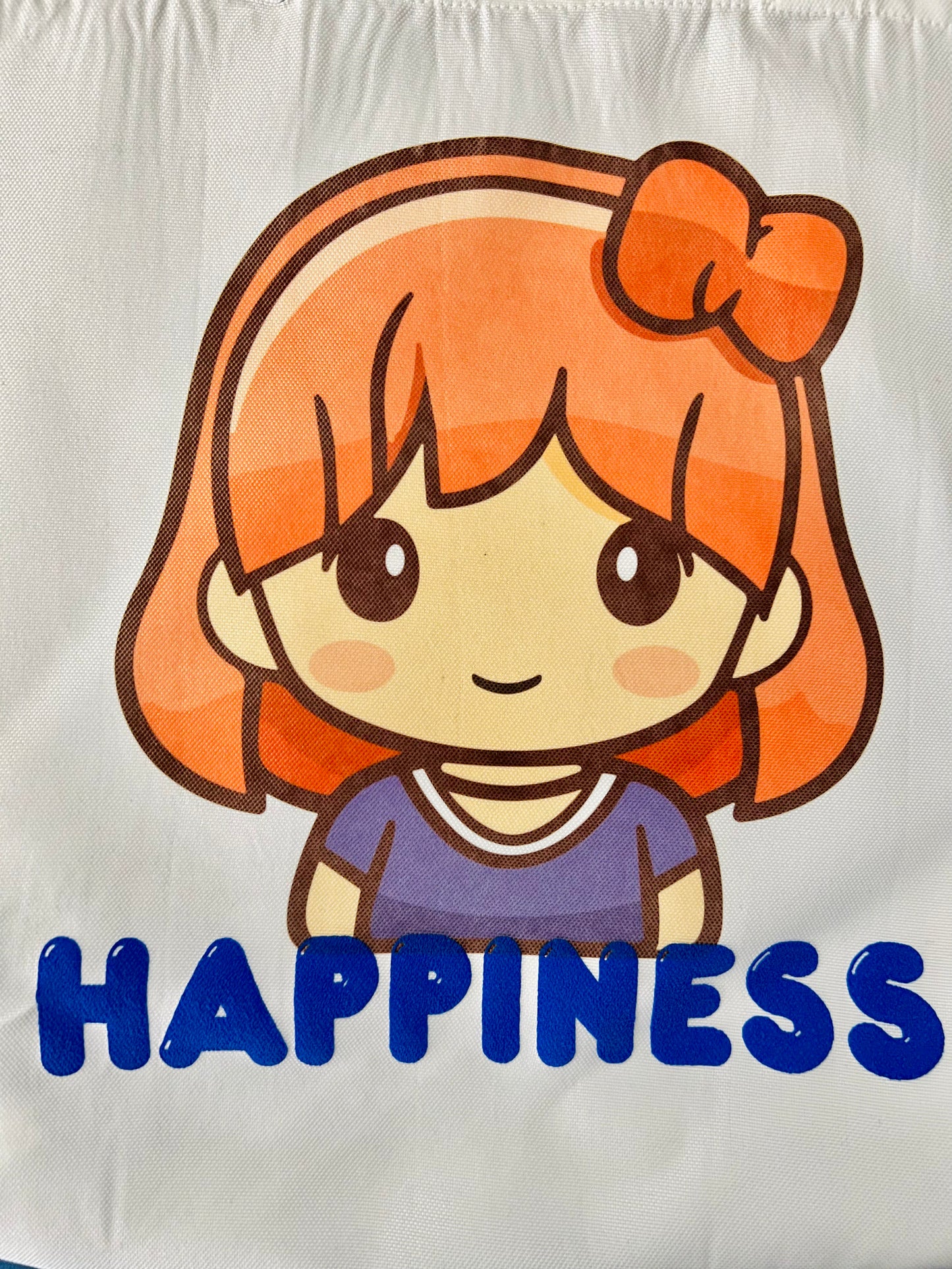 Kawaii Girl Happiness Tote Bag